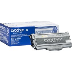 Brother TN2110 lasertoner, sort, 1500s