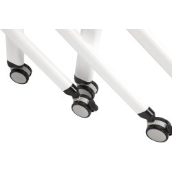 Flip-top bord 140x60 cm, Hvid