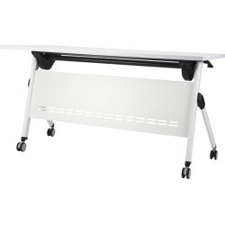 Flip-top bord 140x60 cm, Hvid