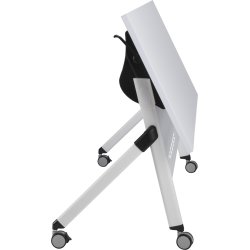 Flip-top bord 140x60 cm, Hvid