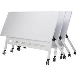 Flip-top bord 140x60 cm, Hvid
