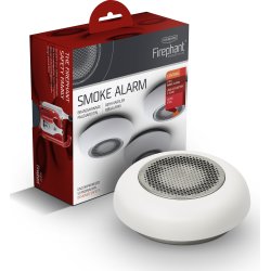 Housegard Firephant optisk røgalarm SA800S, stål
