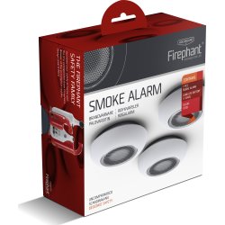Housegard Firephant optisk røgalarm SA800S, stål