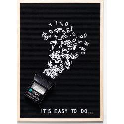 Naga Letterboard inkl. 145 tegn,40x50 cm
