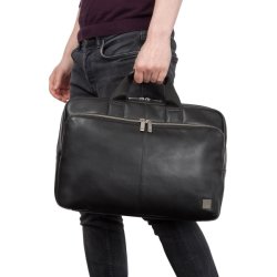 Knomo Newbury briefcase 15" computertaske, sort