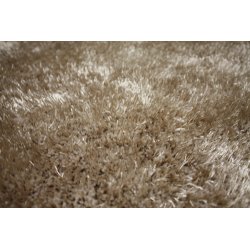 Easy beige langhåret luv tæppe