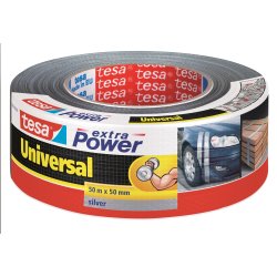 tesa Extra Power Lærredstape, 50 mm, grå