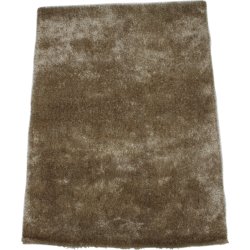 Easy beige langhåret luv tæppe