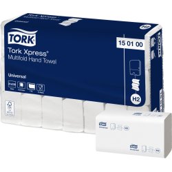 Tork Universal Håndklædeark, hvid