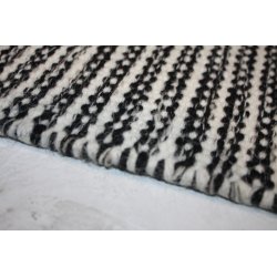 Pilas tæppe, 80x250 cm., sort