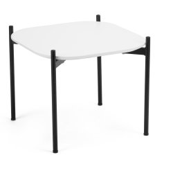 Ziggy lounge/sofabord, 50x50x40 cm, hvid laminat