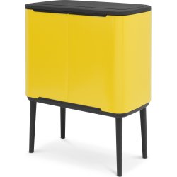 Brabantia BO Touch Bin 11+23 L, daisy yellow