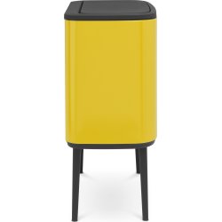 Brabantia BO Touch Bin 11+23 L, daisy yellow