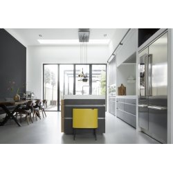 Brabantia BO Touch Bin 11+23 L, daisy yellow