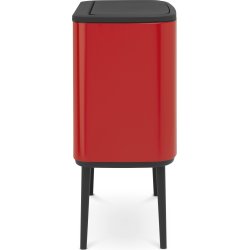 Brabantia BO Touch Bin 11+23 L, passion red