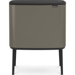 Brabantia BO Touch Bin 11+23 L, platinum