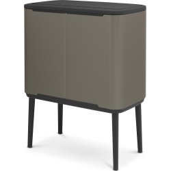 Brabantia BO Touch Bin 11+23 L, platinum