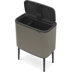 Brabantia BO Touch Bin 11+23 L, platinum
