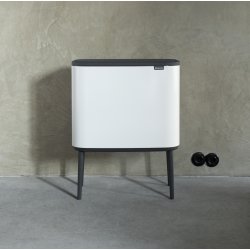 Brabantia BO Touch Bin 36 L, white