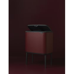 Brabantia BO Touch Bin 36 L, windsor red