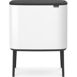 Brabantia BO Touch Bin 11+23 L, white