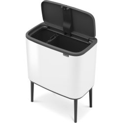 Brabantia BO Touch Bin 11+23 L, white