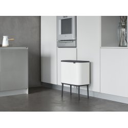 Brabantia BO Touch Bin 11+23 L, white