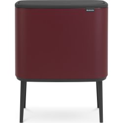 Brabantia BO Touch Bin 11+23 L, windsor red