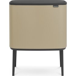Brabantia BO Touch Bin 11+23 L, golden beach