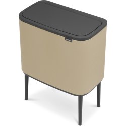 Brabantia BO Touch Bin 11+23 L, golden beach