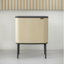 Brabantia BO Touch Bin 11+23 L, golden beach