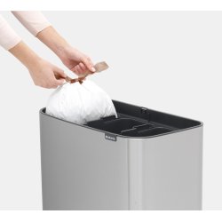 Brabantia BO Touch Bin 3x11 L, matt steel FPP
