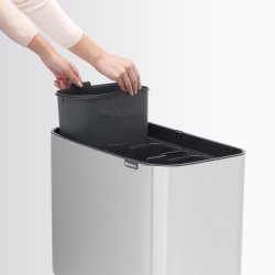 Brabantia BO Touch Bin 3x11 L, matt steel FPP