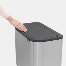 Brabantia BO Touch Bin 3x11 L, matt steel FPP