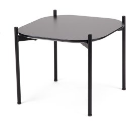 Ziggy lounge/sofabord, 50x50x40 cm, sort laminat