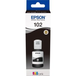 Epson T102 blæktank, sort, 127ml