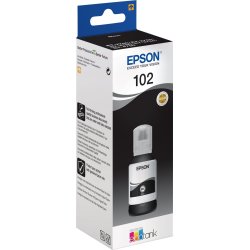 Epson T102 blæktank, sort, 127ml