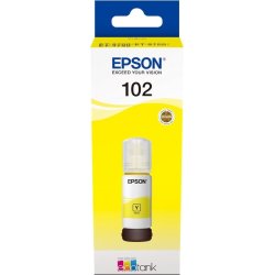 Epson T102 blæktank, gul, 70ml