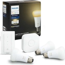 Philips HUE E27 "atmosfærelys" samlet pakket, hvid