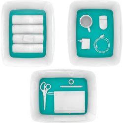 Leitz MyBox Opbevaringsboks Large, hvid/grå