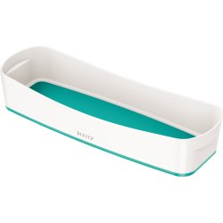 Leitz MyBox Opbevaringsbakke Long, hvid/grå