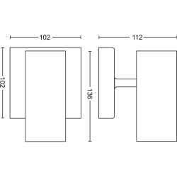 Philips HUE Buratto GU10 spot, hvid