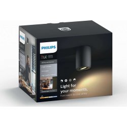Philips HUE Pillar GU10 spotlys, sort