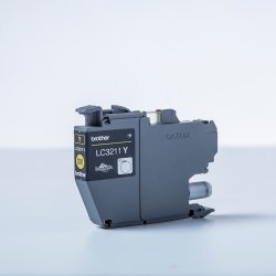 Brother LC3211 blækpatroner, gul, 200s