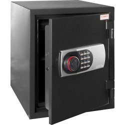 Diplomat brandsikkert dokumentskab, 25 l, El-kode,