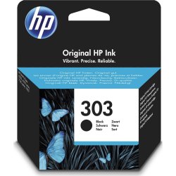 HP 303 blækpatron, sort, 200s