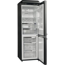 Scandomestic RKB 301 A++ køle-fryseskab, mat sort