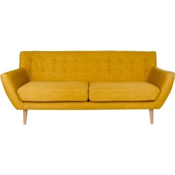 Jupiter 3 personers sofa, karry m. træben