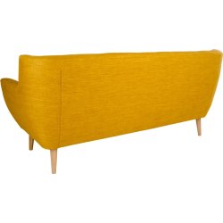 Jupiter 3 personers sofa, karry m. træben