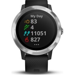 Vivoactive® 3 GPS-smartwatch, sort/sølv